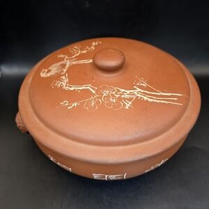 Vintage Chinese Yixing clay steam pot
